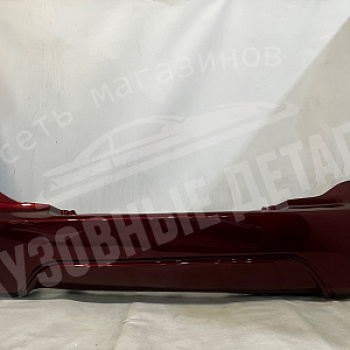 Бампер задний Daewoo Matiz 74U Spinel Red Вишневый