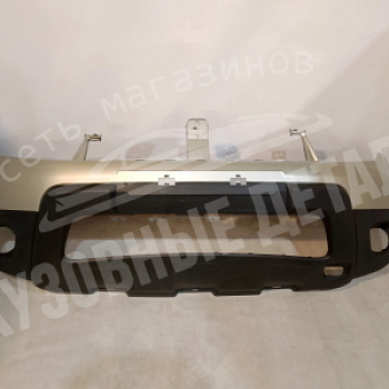 Бампер передний Renault Duster ЛЮКС KNM Gris Basalte