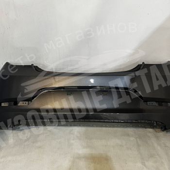 Бампер задний Hyundai Solaris (15) Х/Б SAE Carbon Flash Серый металлик