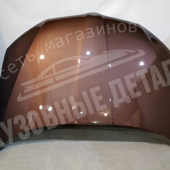 Капот Skoda Octavia A7 LF8Z, 4L4L - Topaz Brown Коричневый