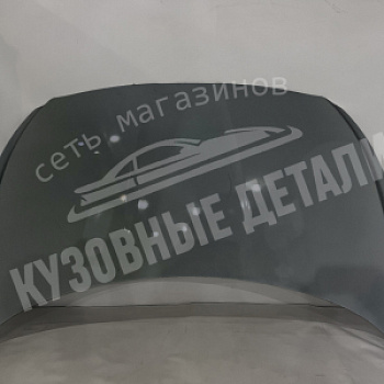 Капот Hyundai Solaris SAE Carbon Grey Серый металлик