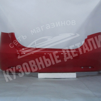 Бампер задний Chevrolet Lacetti HB 71U, GGE, 73L Super Red красный