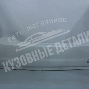 Бампер задний Chevrolet Aveo T300 GAZ Olympic White Белый